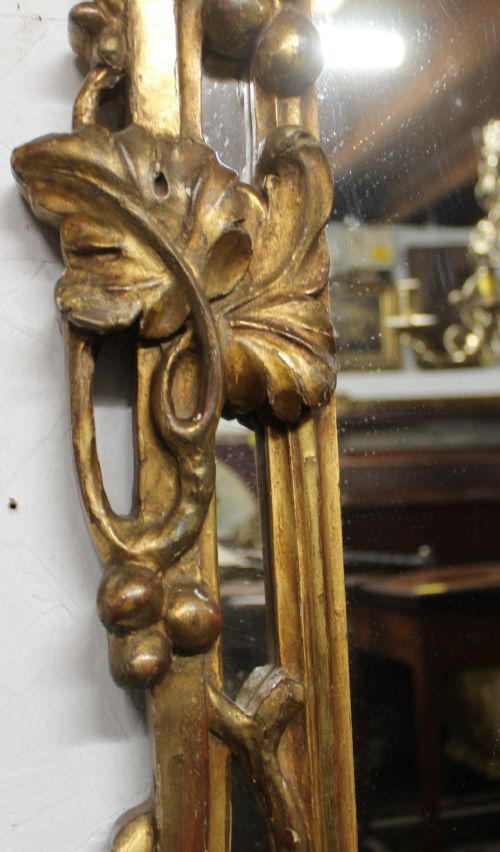 CARVED GILT MIRROR - ADDITIONAL PHOTO 4