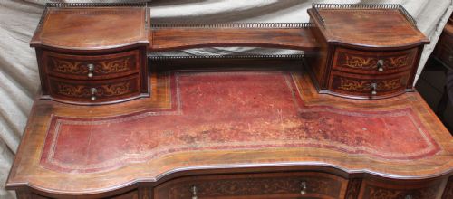 ANTIQUE INLAID DESK - ADDITIONAL PHOTO 5