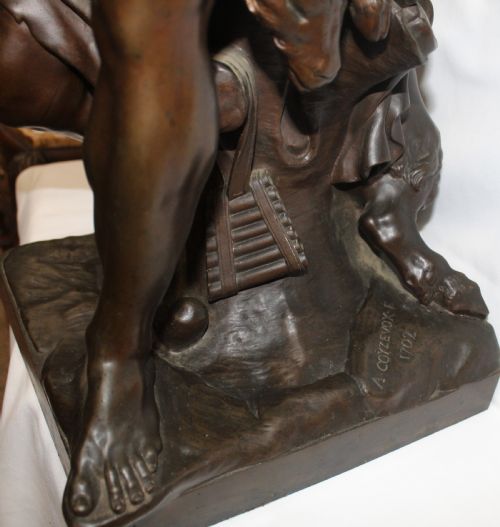 LARGE BRONZE FIGURE - ADDITIONAL PHOTO 2