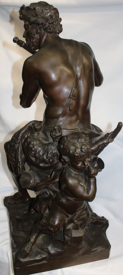 LARGE BRONZE FIGURE - ADDITIONAL PHOTO 4