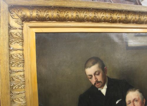 LARGE OIL PAINTING - ADDITIONAL PHOTO 1
