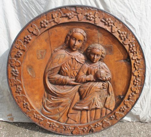 Large Carved Plaque