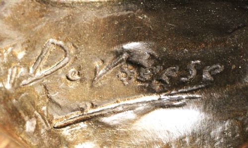 LARGE BRONZE FIGURE - ADDITIONAL PHOTO 5