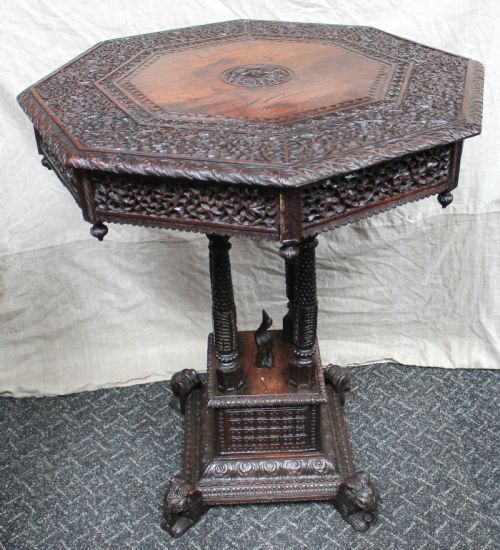 BURMESE OCCSAIONAL TABLE - ADDITIONAL PHOTO 1