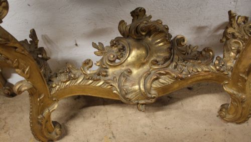 MARBLE TOP COSOLE - ADDITIONAL PHOTO 5