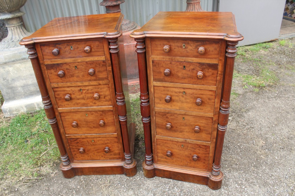 Pair 19th century pedestals