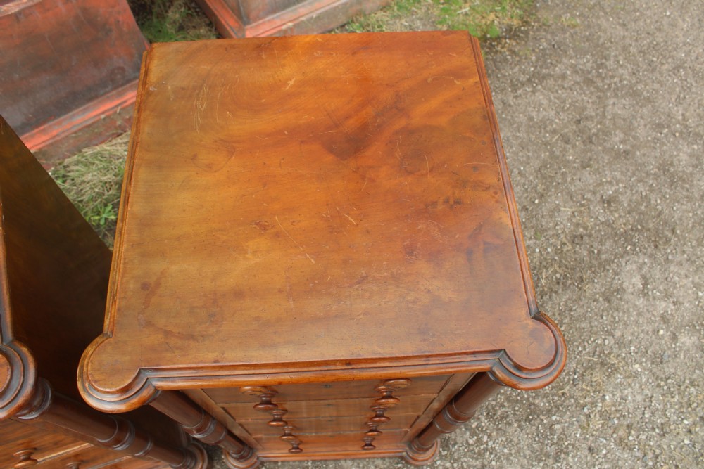 Pair 19th century pedestals View VI