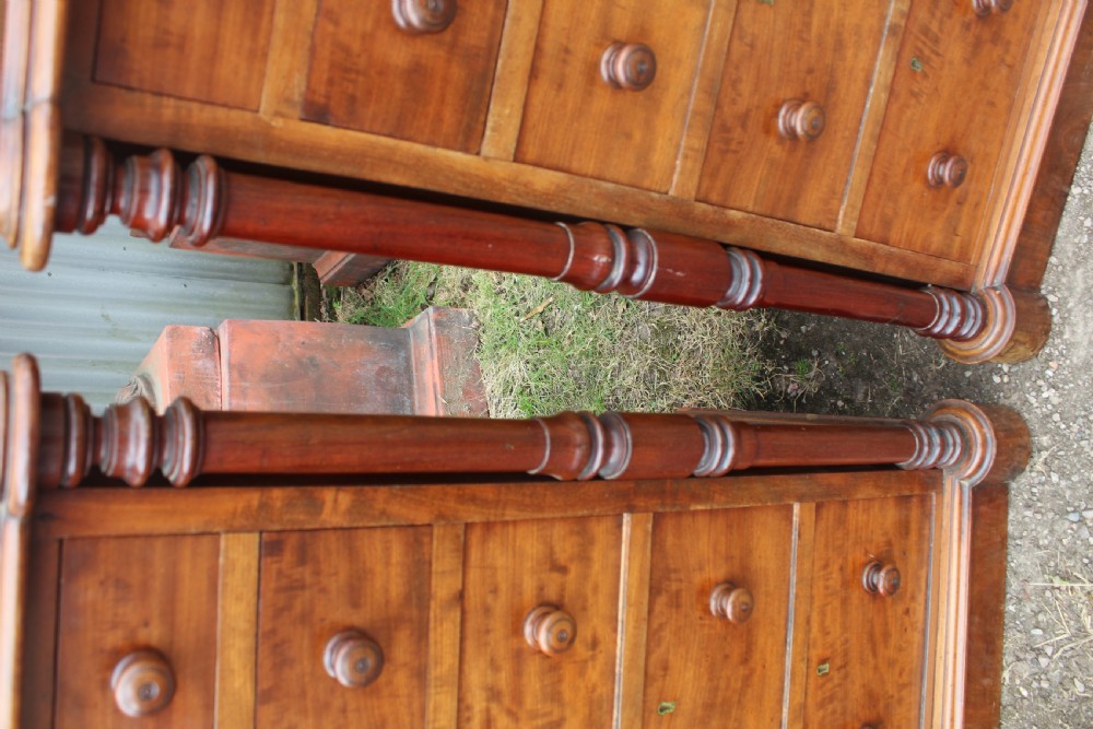 Pair 19th century pedestals View VII