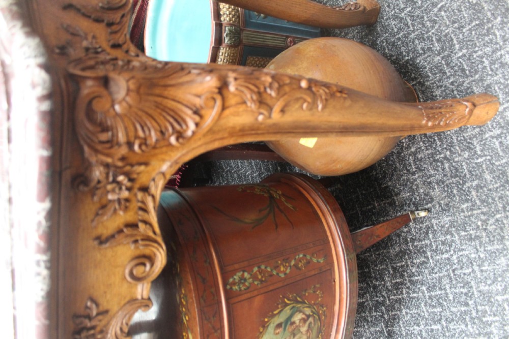 Carved oak console View VIII