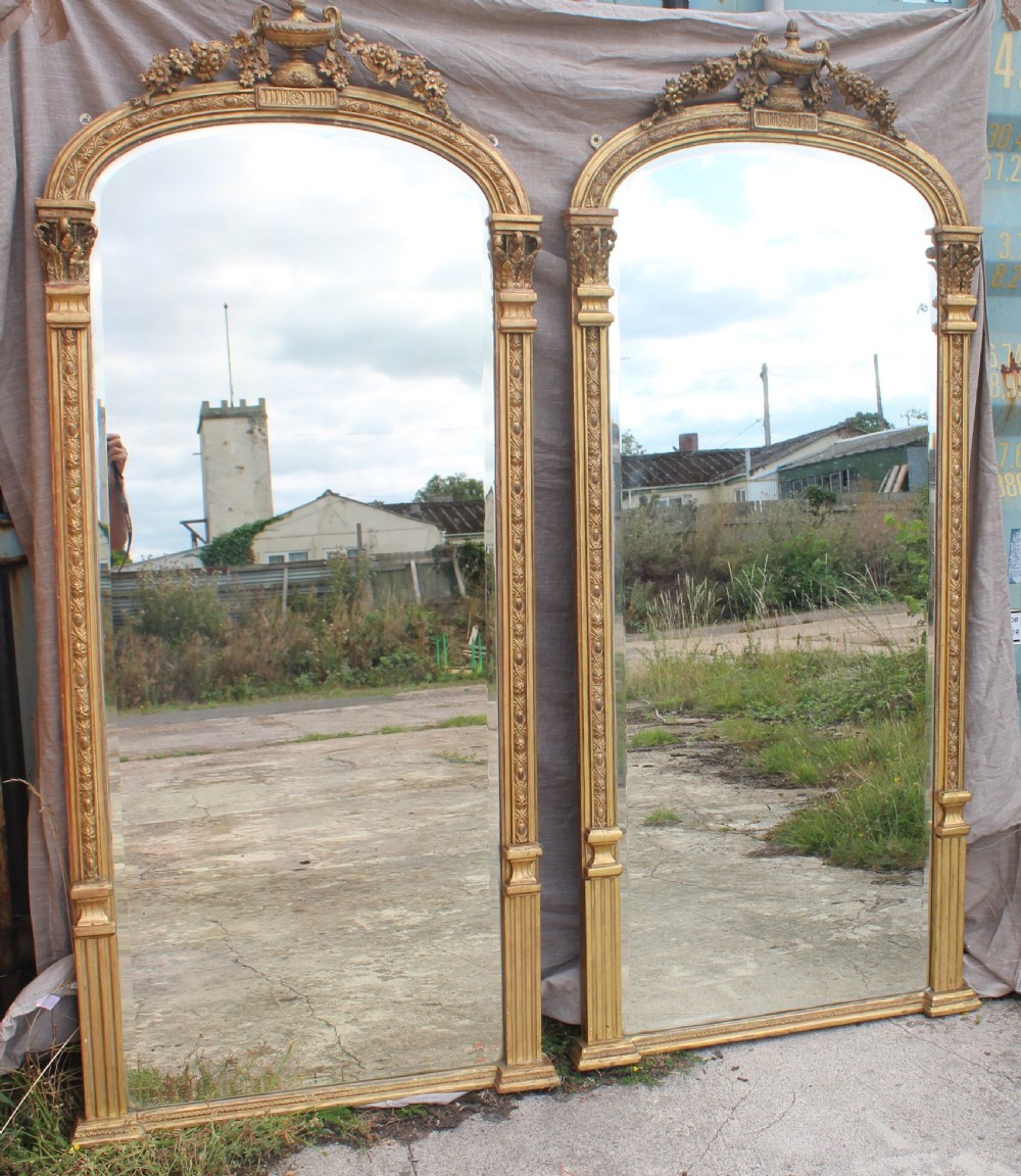 Pair of antique mirrors