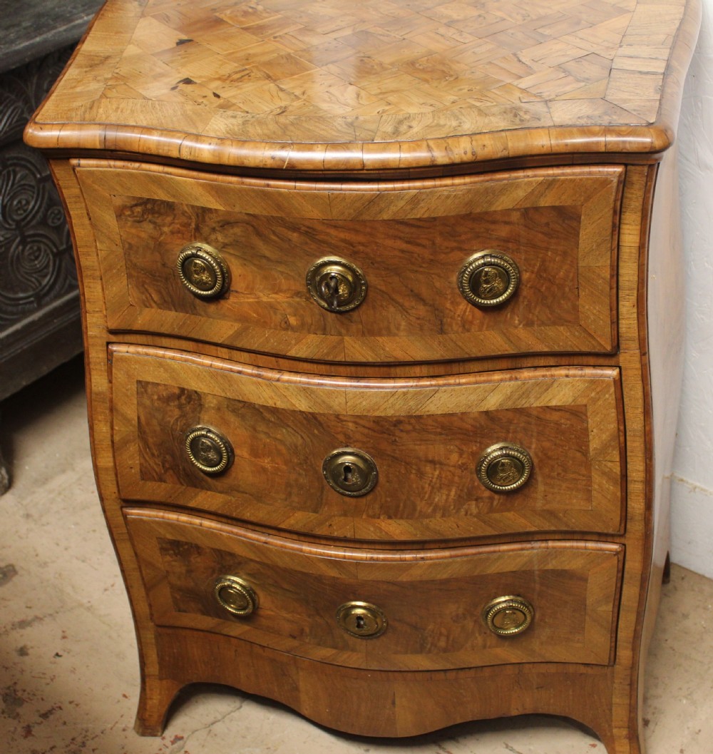 Antique bombe chest