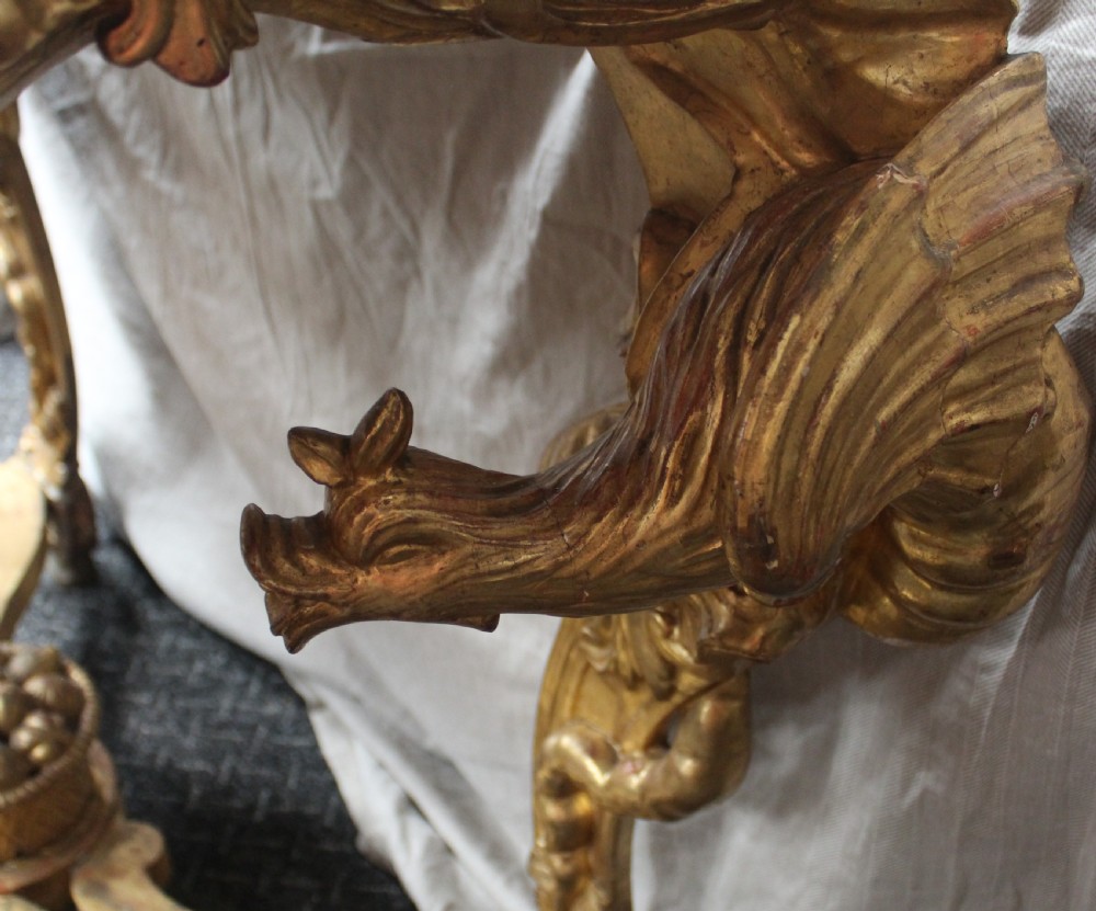 Superb antique console View V