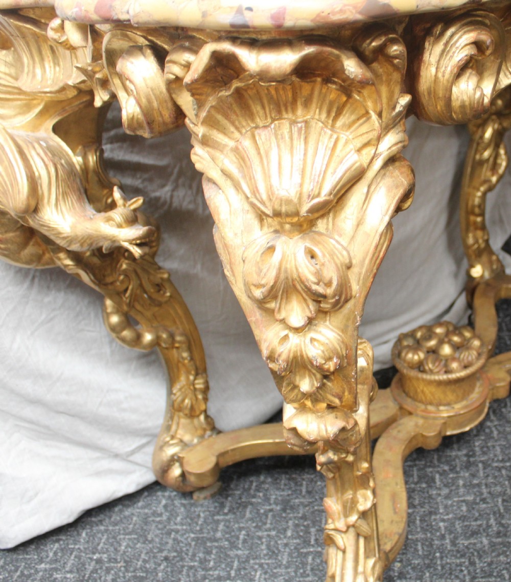 Superb antique console View VI