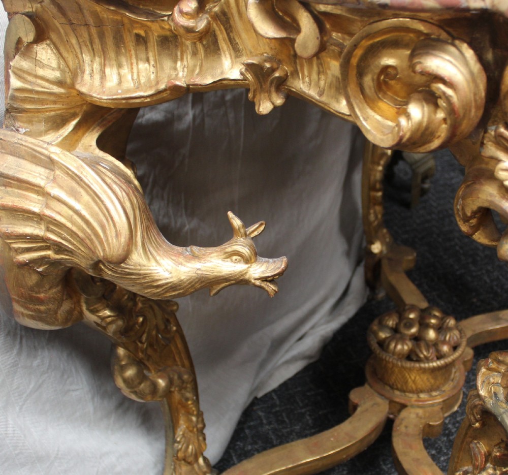 Superb antique console View VII