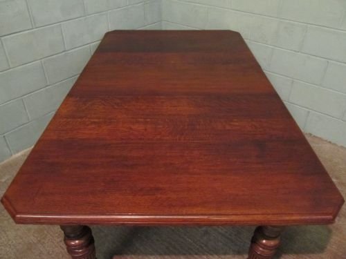 Antique Victorian Oak Wind Out Extending Dining Table Seats 8 - 10 Wdb6205/4.1