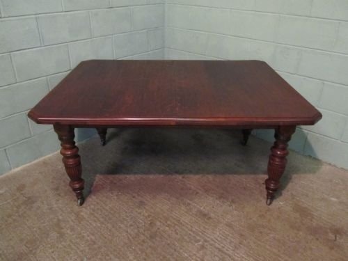 fig 2. ANTIQUE VICTORIAN OAK WIND OUT EXTENDING DINING TABLE SEATS 8 - 10 WDB6205/4.1