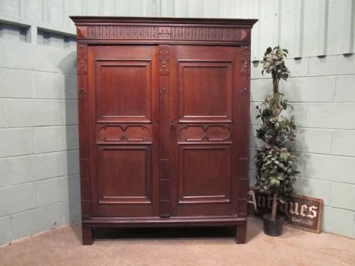 Antique Georgian Oak Cupboard C1780 W6524/27.7