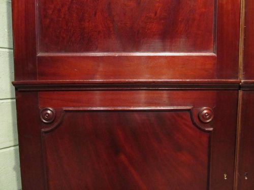 fig 2. ANTIQUE GEORGIAN CUBAN MAHOGANY CAMPAIGN WARDROBE C1780 WD6525/25.7