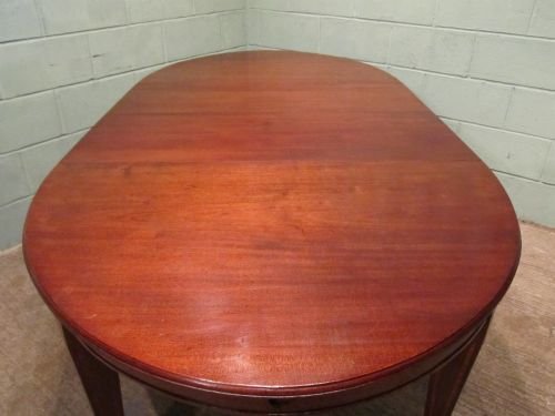 Antique Edwardian Mahogany Inlaid Extending Dining Table C1900 W65/27.7