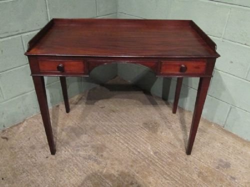 fig 1. ANTIQUE REGENCY MAHOGANY WRITING TABLE DESK C1820 W6918/1.5
