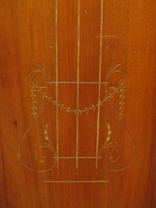 fig 1. ANTIQUE EDWARDIAN MAHOGANY DOUBLE WARDROBE C1900 W6931/14.5