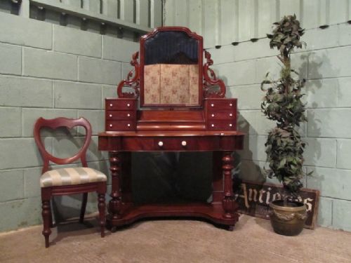 Antique Victorian Mahogany Duchesse Dressing Table C1860 W7093/8.10