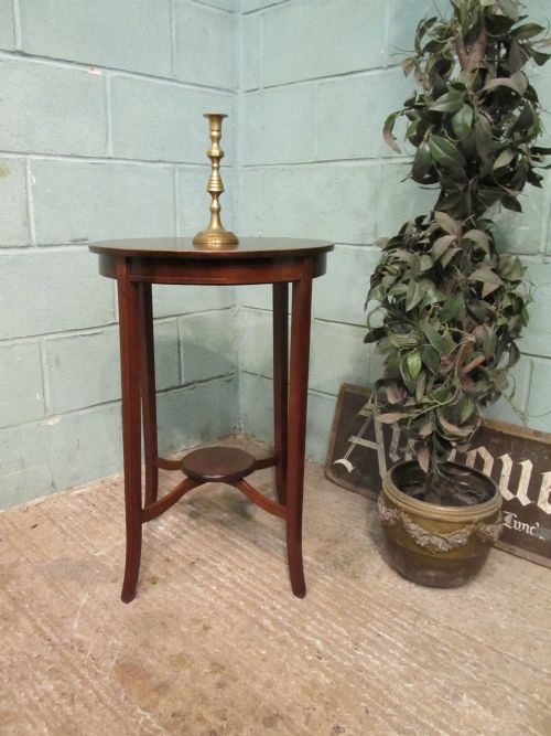 fig 1. Antique Edwardian Mahogany Occasional Table c1900