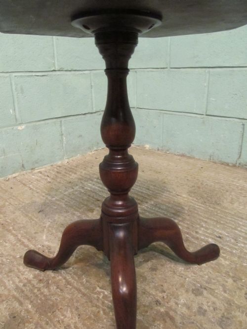 fig 3. Antique Regency Mahogany Tripod Side Table