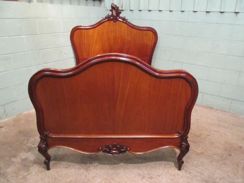 fig 2. Antique French Mahogany Double Bed c1900