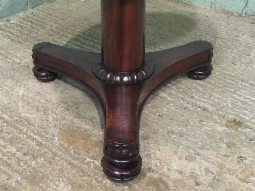 fig 2. Antique Mahogany William 1V Tilt Top Tea Table c1830