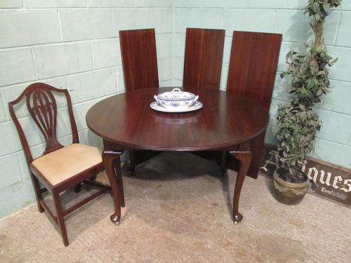 Antique Victorian Mahogany Extending Dining Table Seats 10-12 C1880