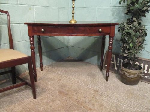 Antique Regency Mahogany Bow Front Side Table C1820