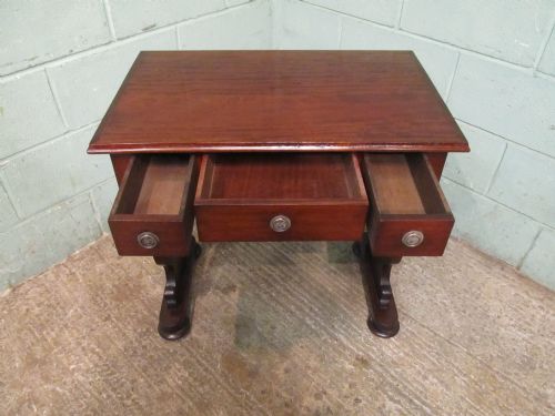 fig 1. Antique Victorian Mahogany Side Table C1880