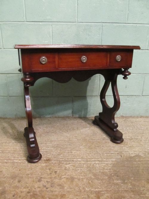 fig 2. Antique Victorian Mahogany Side Table C1880