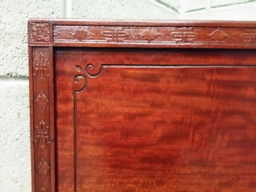 fig 2. ANTIQUE PAIR EDWARDIAN MAHOGANY SINGLE BEDS C1900