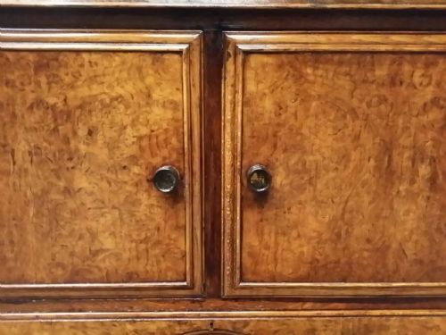 fig 1. OAK AND WALNUT SMALL CABINET C1920