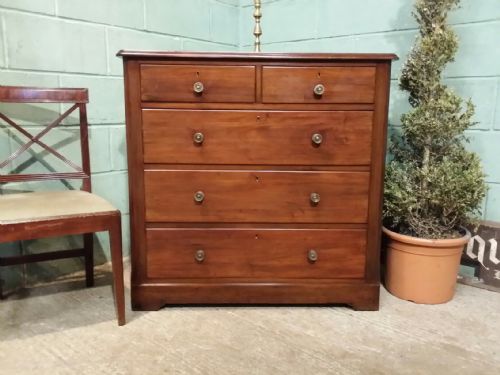 Antique Victorian Mahogany Chest of Drawers C1880