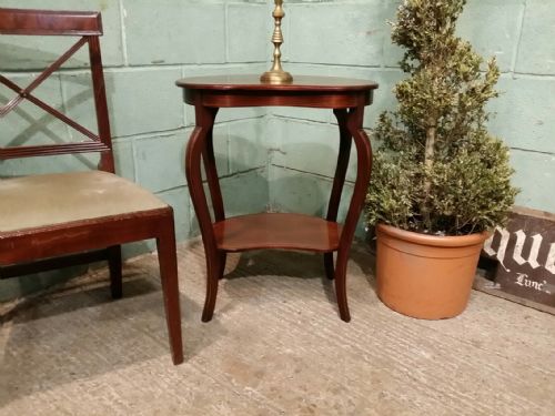 fig 1. ANTIQUE EDWARDIAN INLAID ROSEWOOD OCCASIONAL TABLE C1900