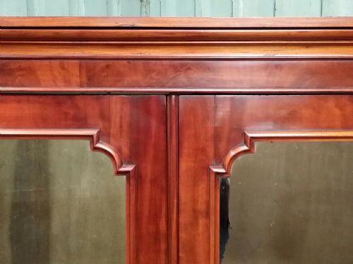 fig 2. ANTIQUE LARGE VICTORIAN MAHOGANY DOUBLE WARDROBE C1880