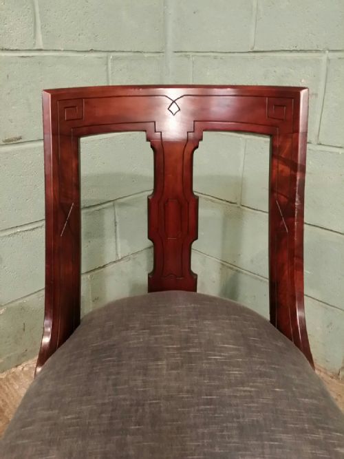 fig 2. ANTIQUE SET SIX VICTORIAN CUBAN MAHOGANY DINING CHAIRS C1880