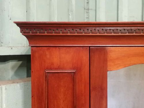 fig 1. ANTIQUE EDWARDIAN MAHOGANY SINGLE WARDROBE C1900