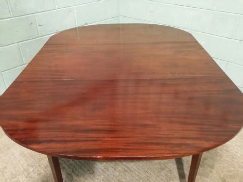 Antique Regency Mahogany Large Drop Leaf Dining Table C1820 Seats 8 -10