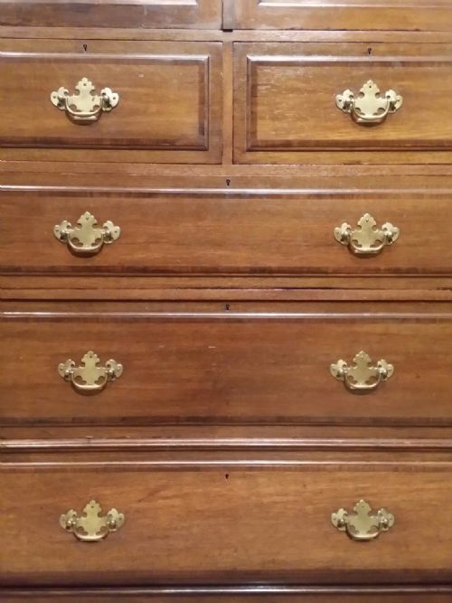 fig 1. ANTIQUE WARING AND GILLOWS OAK BREAKFRONT TRIPLE WARDROBE COMPACTUM C1900