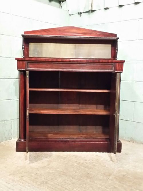 fig 2. ANTIQUE REGENCY MAHOGANY CHIFFONIER SIDEBOARD c1820