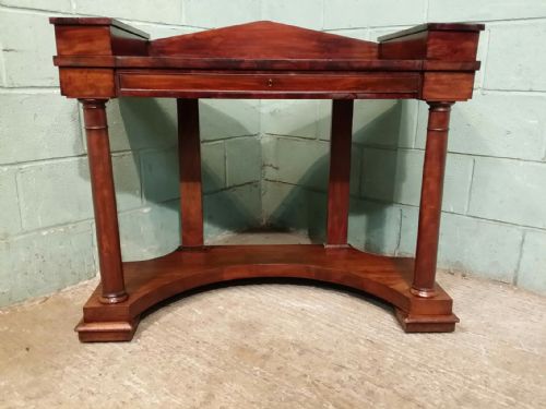 fig 1. ANTIQUE BIEDERMEIER MAHOGANY DESK C1860