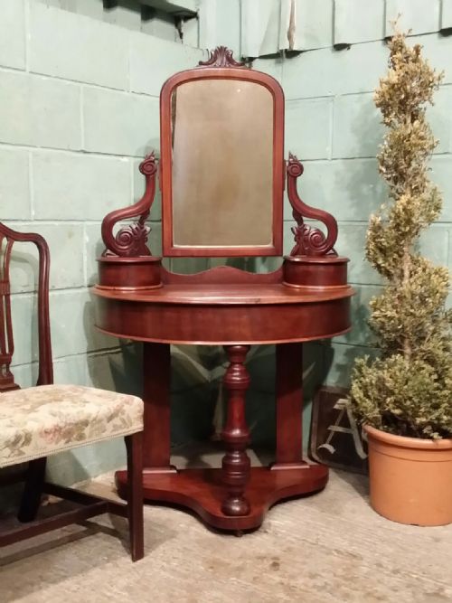Antique Victorian Mahogany Duchesse Dressing Table C1880