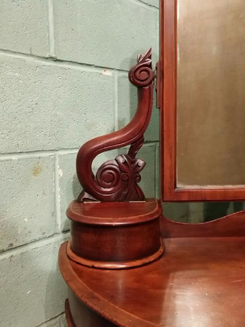 fig 2. ANTIQUE VICTORIAN MAHOGANY DUCHESSE DRESSING TABLE C1880