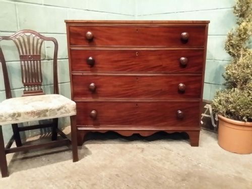 Antique Regency Mahogany Chest of Drawers C1820