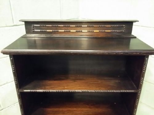 fig 2. ANTIQUE OAK OPEN BOOKCASE C1920