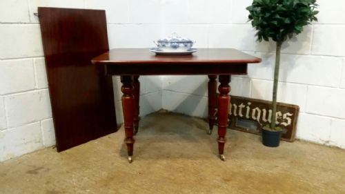 Antique Regency Small Mahogany Extending Dining Table C1820